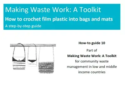 How to crochet film plastic into bags and mats