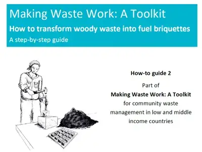 How to transform woody waste into fuel briquettes